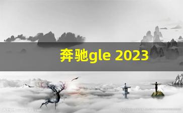 奔驰gle 2023款 gle 450 4matic豪华型,奔驰gle amg